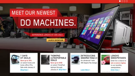 Lenovo unleashes new touch devices
