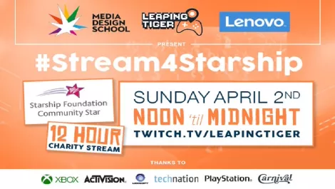 Leaping Tiger is streaming games for charity this Sunday
