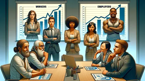 Workers & employers differ in 2024 business growth optimism